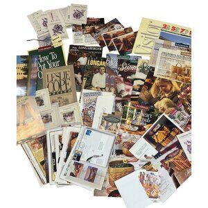 VTG Large Lot 30+ Longaberger Company Advertisement Books Catalogs Ephemera lot